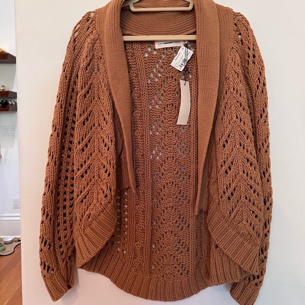 NWT Eternal Sunshine Creations Big Knit Cardigan